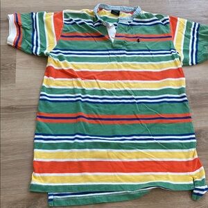 Colorful Striped Polo Shirt